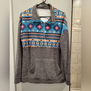 Aztec Pullover ¼ zip
